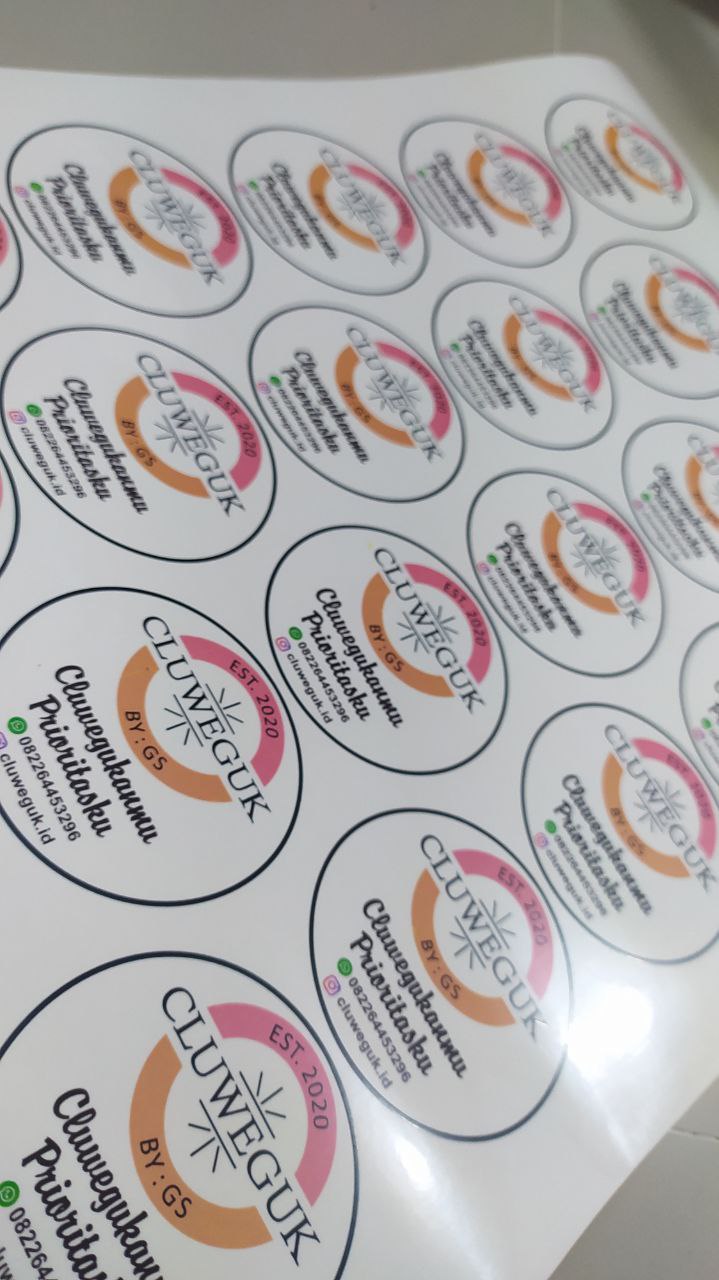 Cetak Sticker