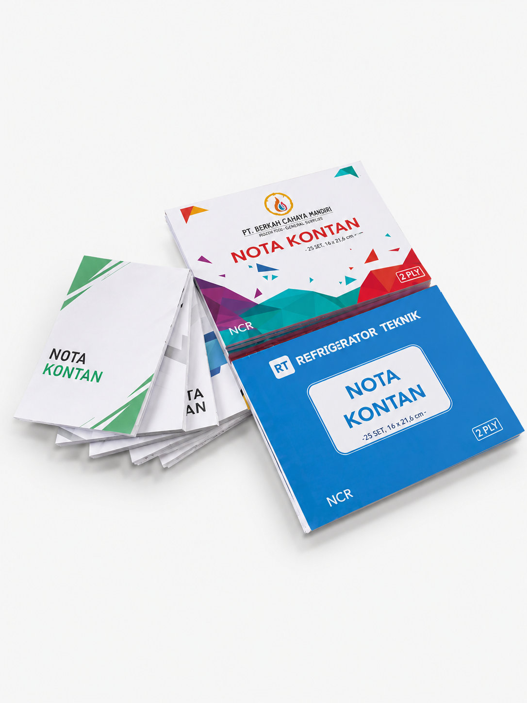 Cetak Buku Nota 1/2 Folio NCR 2 PLY